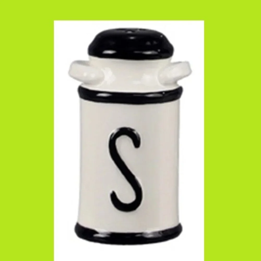Ceramic Milk Jugs Salt & Pepper Set with rubber plug 3 1/4